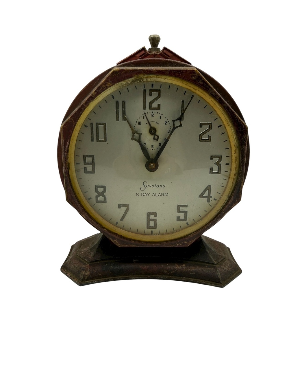 1928 Sessions Art Deco 8-Day Alarm Mantel Clock – Design Patent D75078
